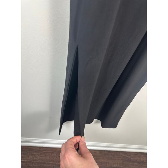 NWT AYM Paxton Maxi Dress Size Small Scoop Neck Black Bodycon - Picture 4 of 9